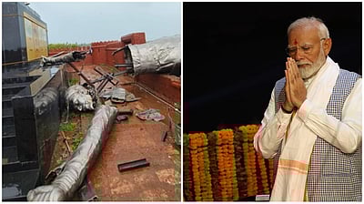 சிவாஜி மகாராஜ் என்பது பெயரல்ல; தெய்வம்: சிலை இடிந்ததற்கு மன்னிப்பு கேட்டார் மோடி!